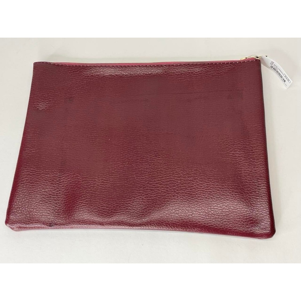 Makeup Bag Cosmetic Pouch Funny Travel Accessories Gift For Her Burgundy - Picture 2 of 3